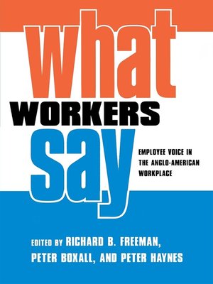 cover image of What Workers Say